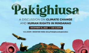 Webinar Details Mindanao HR Situation amid Climate Crisis