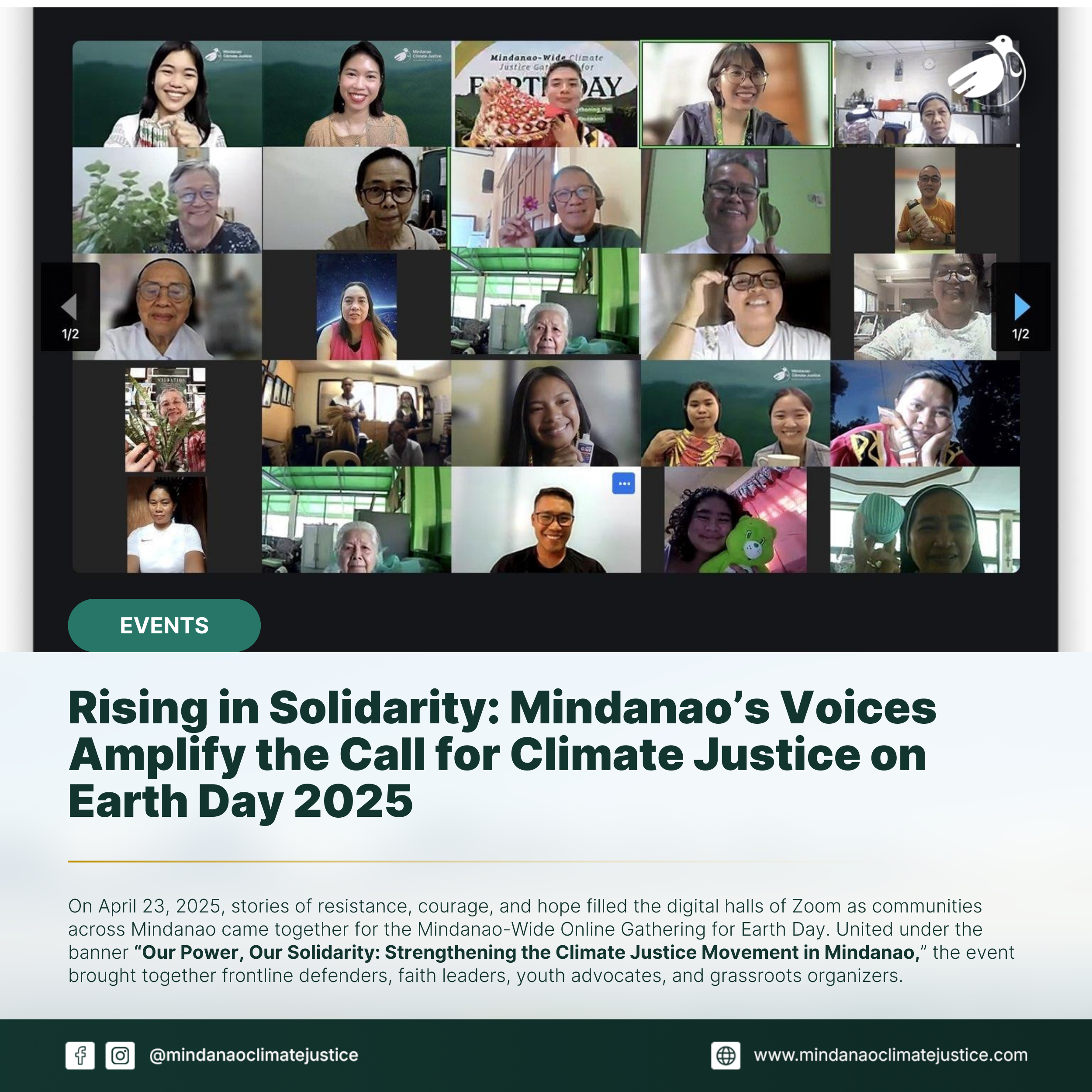 Read more about the article Rising in Solidarity: Mindanao’s Voices Amplify the Call for Climate Justice on Earth Day 2025